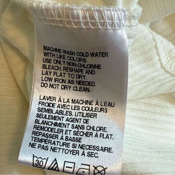 Urban Outfitters Nadia Fitted Dress Back Cutout in Ivory Size Small - Picture 6 of 7